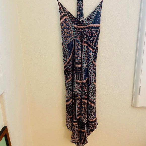 ☀️SALE☀️ NWT ASTR Spaghetti Strap, Bohemian Midi Dress with Asymmetric Hem - Picture 9 of 9